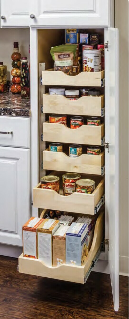 Pantry and Tall Cabinet Pullout/Rollout Shelves